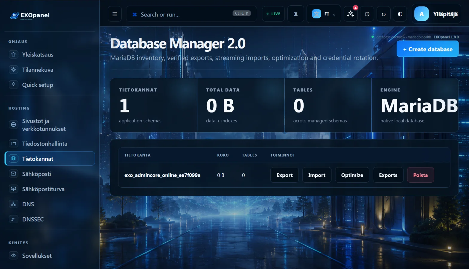 Database Manager 2.0