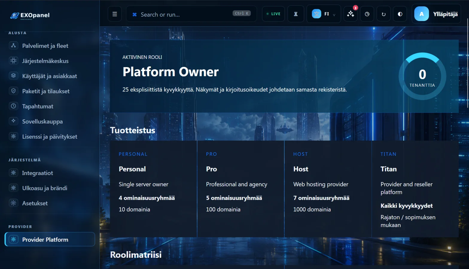 Provider Platform