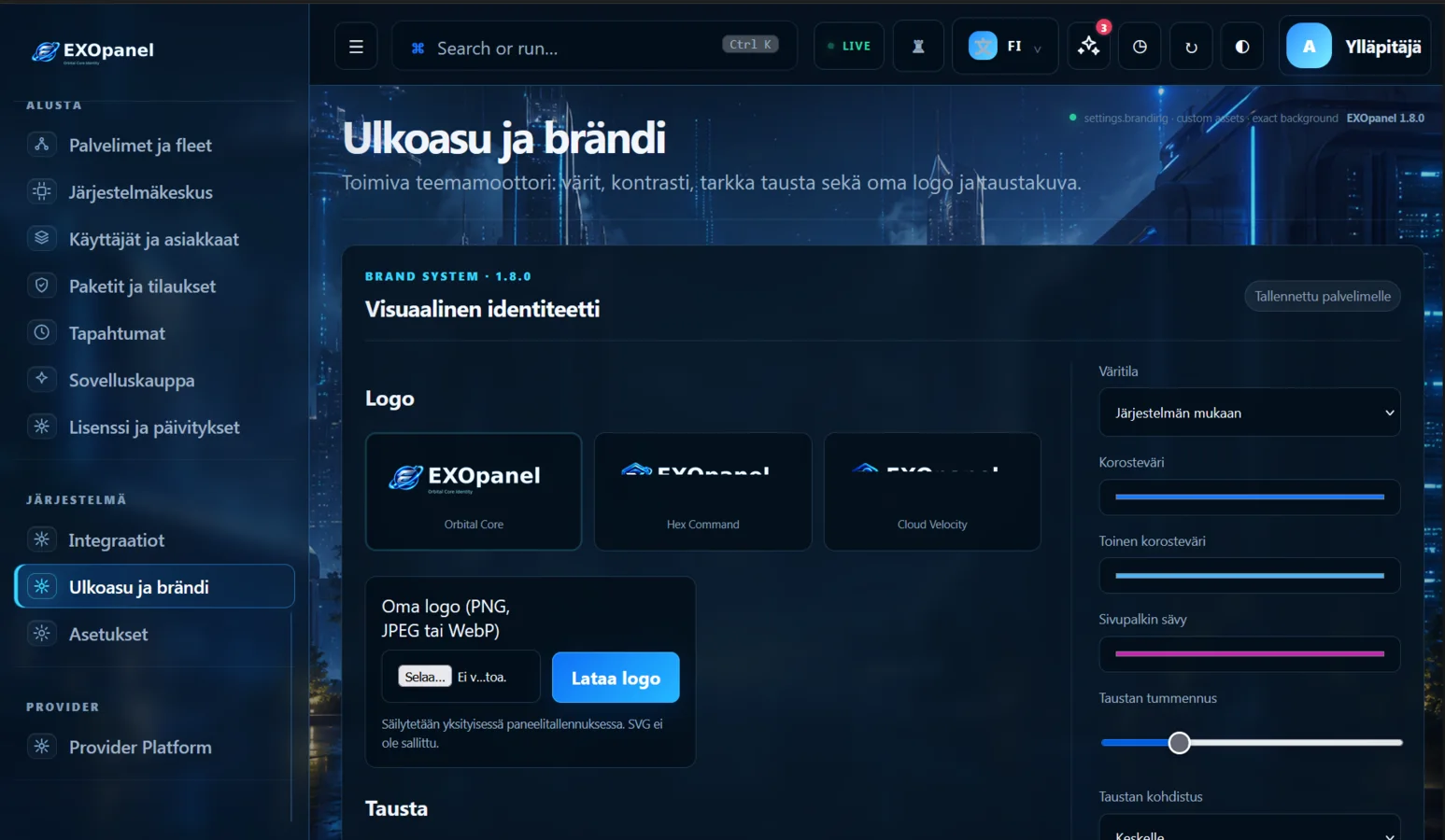 Appearance & Branding