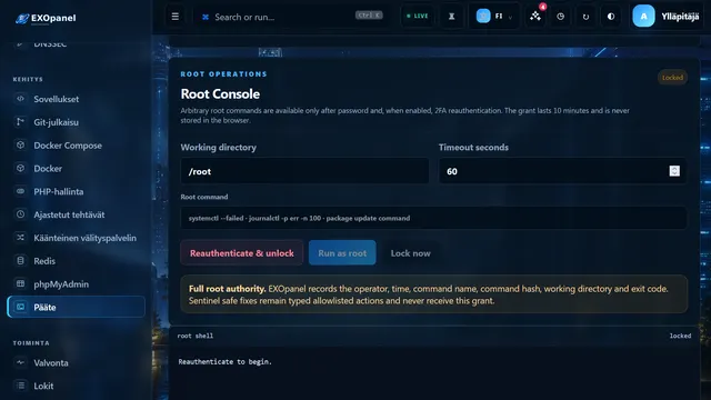 Root Console
