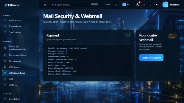 Mail Security & Webmail